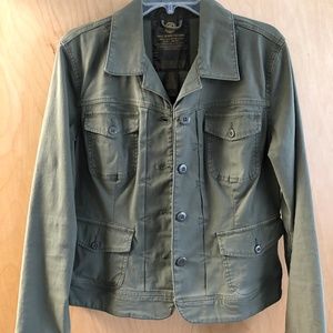 Lucky Brand Army Green Long Sleeve Jacket